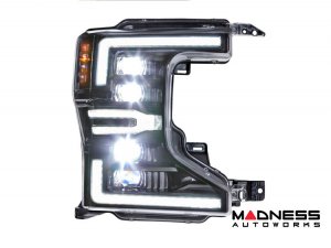 Ford Super Duty LED Headlights - XB Series - Morimoto - White DRL Ford Super Duty LED Headlights - XB Series - Morimoto - White DRL